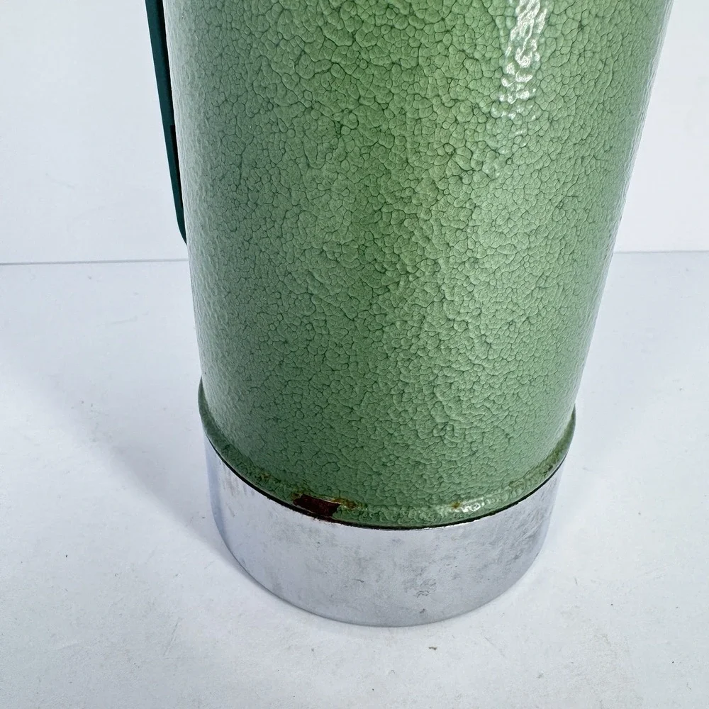Stanley Classic Green Hammertone Vacuum Thermos Bottle 1 Qt Steel READ - Picture 6 of 13
